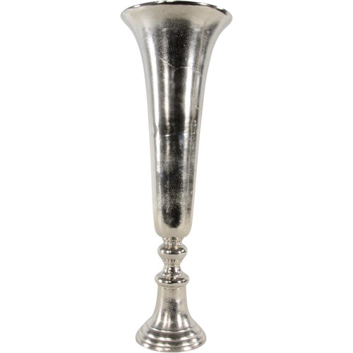Lesli Living vaas Brush - zilver - Ø19x55cm