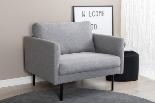 BRAM Fauteuil Rowen - Grijs - vtwonen shop