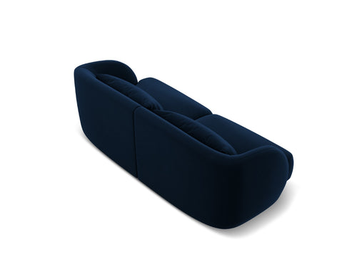 Cosmopolitan Design Bank Tulum 2-zits, flueel, koningsblauw - 90x180x70cm