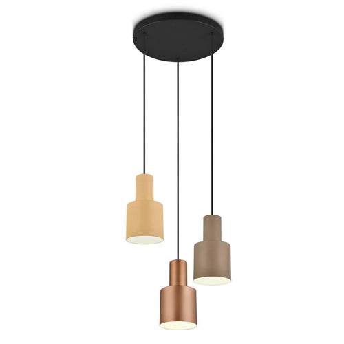 Trio Leuchten hanglamp Agudo - 3 lichts - 30  x 150   cm - zwart