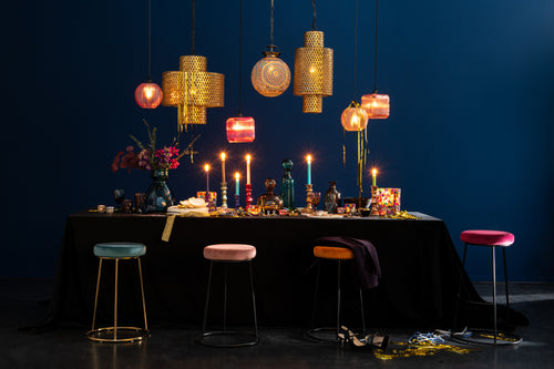 J-Line frame kruk Midden - metaal - zwart - vtwonen shop