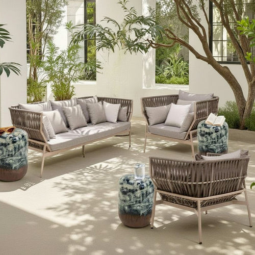 Kare Design Tuinsofa Formenta 3-Zits grijs