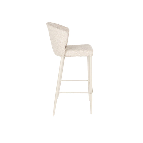 Dutchbone Georgia Barkrukken rugleuning 75 cm Beige - Set van 2