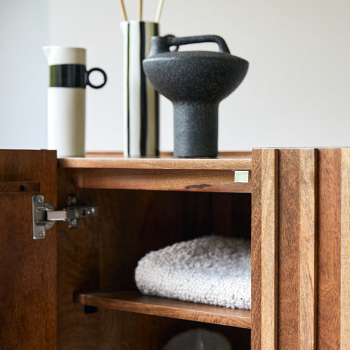 Tikamoon Buffet van massief mangohout 164 cm - Bruin - vtwonen shop