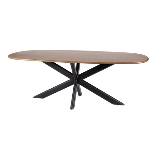 Giga Meubel Eetkamertafel Cliff - Mangohout - 180x95x76cm - vtwonen shop