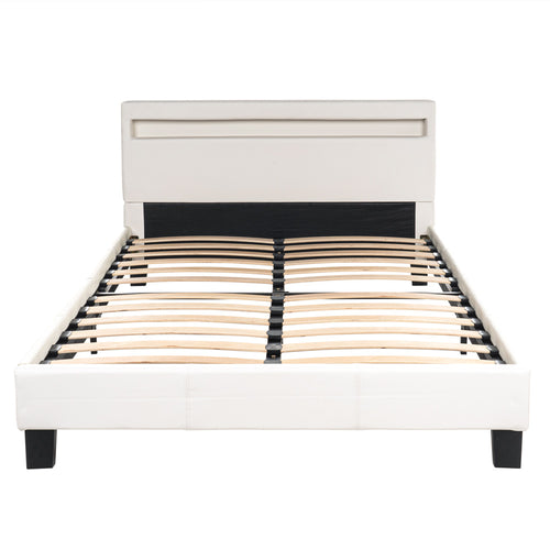 Home Deluxe LED bed ASTRO Wit 140 x 200 cm - vtwonen shop