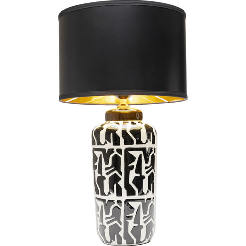 Kare Design Tafellamp Artistico zwart en wit