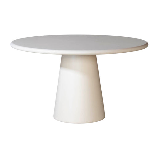 DÉJA Living Eettafel Brunn - Rond Beige Eco Composiet - 130cm - vtwonen shop