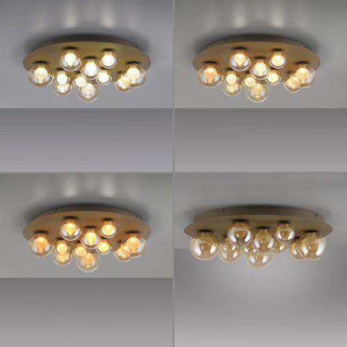 Neuhaus PURE plafondlamp Popup - 11 lichts - 60  x 17   cm - champagne