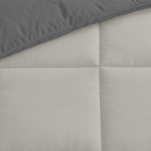 Byrklund - Dekbed zonder overtrek Wash & Rest - 200x200 cm - Zand / Antraciet
