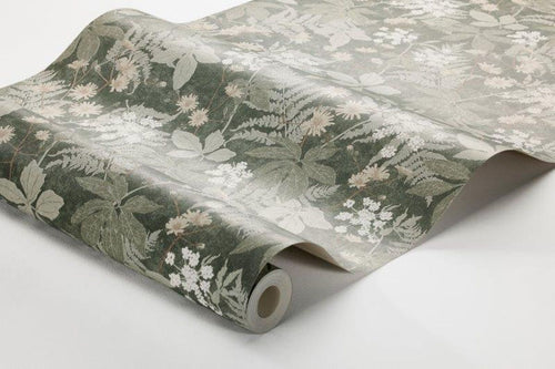 Borastapeter behang bladeren donkergroen - 53 cm x 10.05 m - 660330 - vtwonen shop