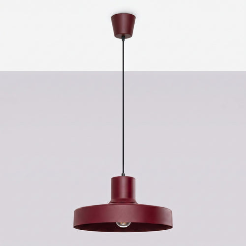 Sollux Lighting Hanglamp BILO bordeaux - 35x35x120cm