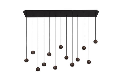 Lucide hanglamp MONTANA - Geïntegreerde LED - Koffie - vtwonen shop