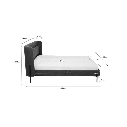 Kare Design Bed Tivoli - groen - 180x200cm - vtwonen shop
