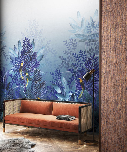 Masureel behang met structuur oranje - 53 cm x 10.05 m - 630851 - vtwonen shop