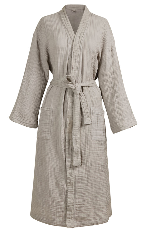 vtwonen  Gentle Embrace Bathrobe - L/XL - Zand - vtwonen shop