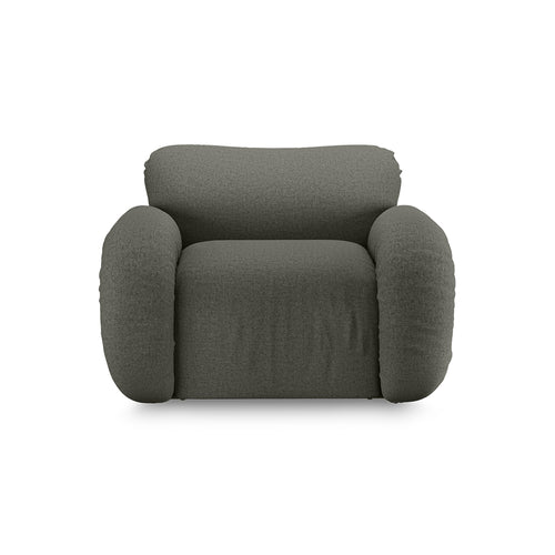 HKLIVING fauteuil Arc lounge – wander army green – frame ash - vtwonen shop