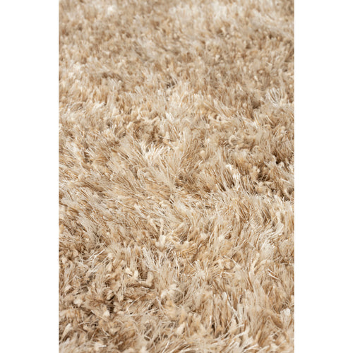 Dutchbone Hairy Vloerkleed Rond 200 cm Beige