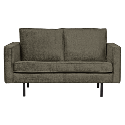 WOOOD 2-zits bank Rodeo - Structure Velvet - Frost - 85x150x86