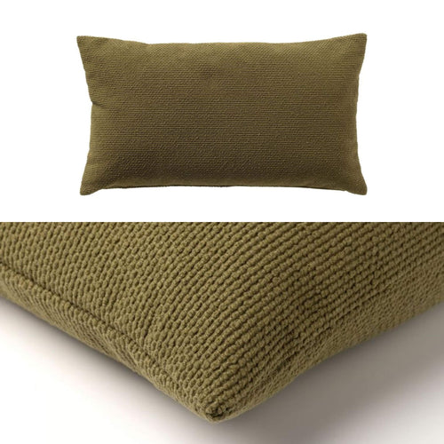 KUSSENSET - 3-delig - Forest Blend - 45x45 cm, 30x50 cm - inclusief binnenkussens - groen, beige