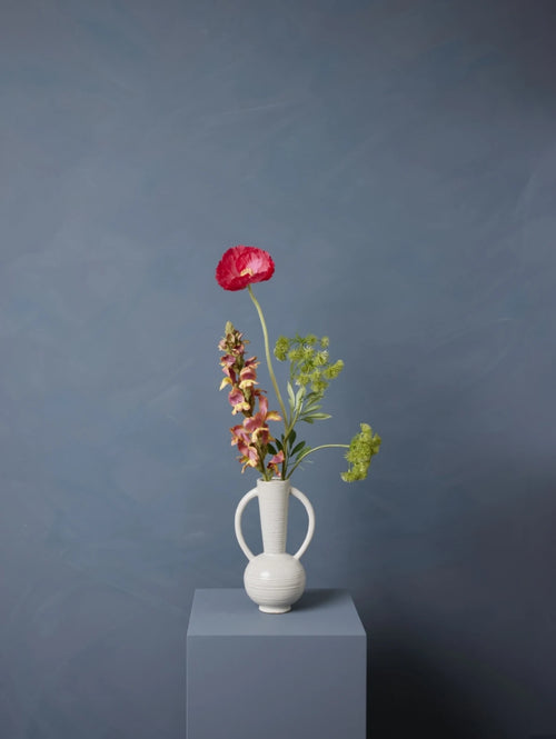 Madame Fleurie Chloé Petits – Luxe Zijden bloemen Mini Boeket – Elegante Set voor Interieurdecoratie - 15cm x 11cm x 24cm