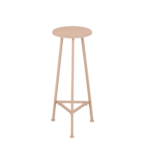 Mica Decorations Adine Plantentafel - H80 x Ø30 cm - Metaal - Lichtroze