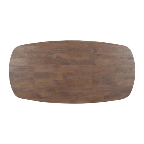 DÉJA Eettafel Majada Donkerbruin Deens Ovaal 200cm - vtwonen shop