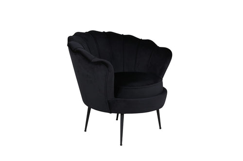 BRAM Fauteuil Ilora - Zwart Velours - vtwonen shop