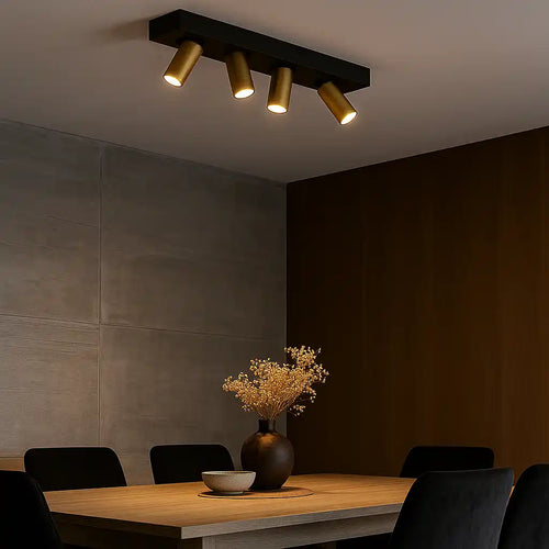 Highlight spot Eliano - 4 lichts - 48  x 12.5   cm - brons - vtwonen shop