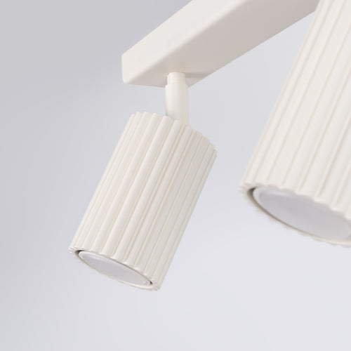 Sollux Lighting Plafondlamp KARBON 3L beige - 45x6,5x16,5cm