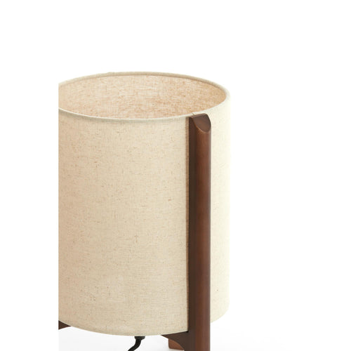 Light & Living tafellamp Litto - bruin - Ø22cm - vtwonen shop