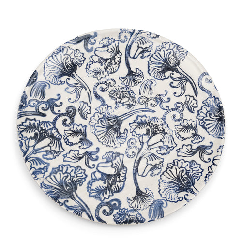 Rivièra Maison Amalfi Plate - Aardewerk - Blauw / White - vtwonen shop