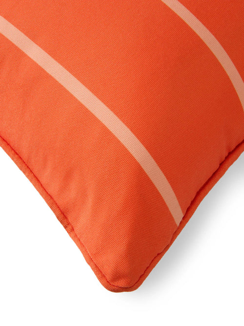benuta binnen- en buitenkussens Reed - oranje - 45x45 cm