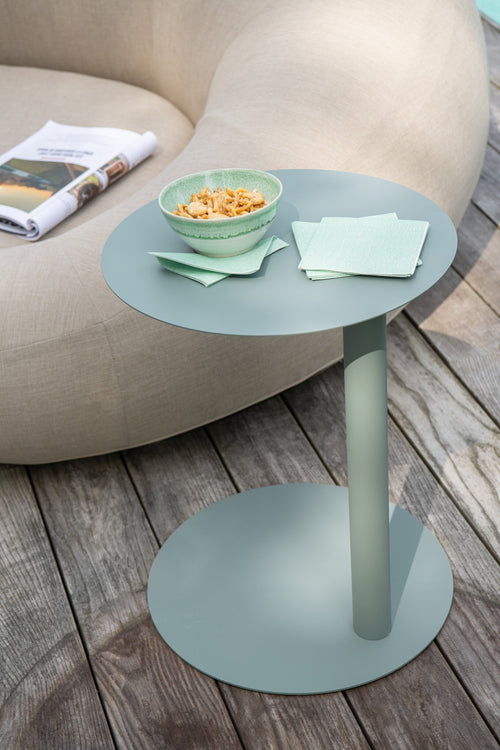 J-Line bijzettafel Rond - metaal - groen