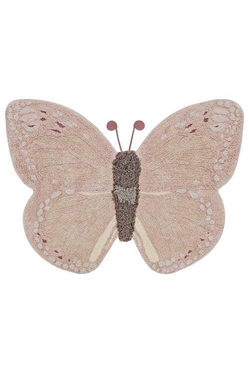 Lorena Canals wasbaar vloerkleed Washable Animal Baby Butterfly