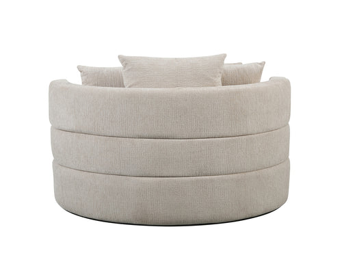 DÉJA Living Loveseat Miles - Zand Stof - Ø124x84cm - vtwonen shop