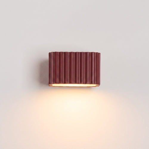 Sollux Lighting Wandlamp RIFF bordeaux Gx53 - 10x12x6cm