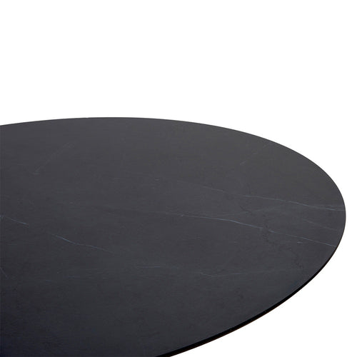 Lisomme Sieb ronde tuintafel zwart - Ø110 cm - vtwonen shop