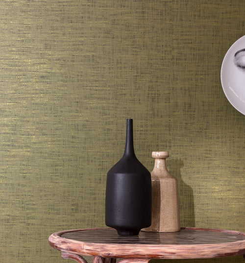 Masureel behang effen groen - 53 cm x 10.05 m - 630601 - vtwonen shop