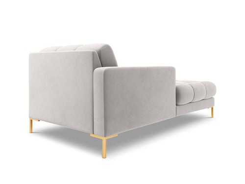 Cosmopolitan Design linker meridiaan Bali flueel, geld - 185x102x75cm