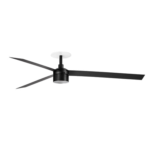 Faro Cruiser Cruiser Inbouw Plafondventilator 160cm TEK LED Mat Zwart 4000K