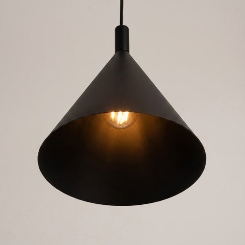 Sollux Lighting Hanglamp NOX 25 zwart - 24,5x24,5x140cm