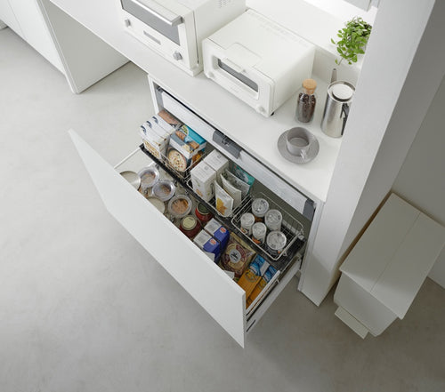 Yamazaki Uitschuifbare Lade Plank - Tower - Zwart - vtwonen shop