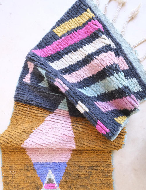 AFK Living vloerkleed Berber - handgemaakt - Wol - 140 cm x 200 cm