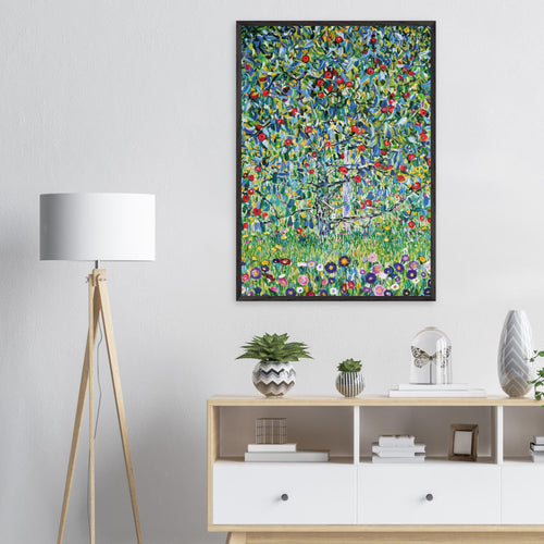 Artfulprints Poster Gustav Klimt - Apple tree   - 50x70 cm - Groen
