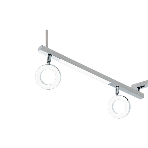EGLO spot Cardillio 1 - 9 lichts - aluminium, chroom - gesatineerd