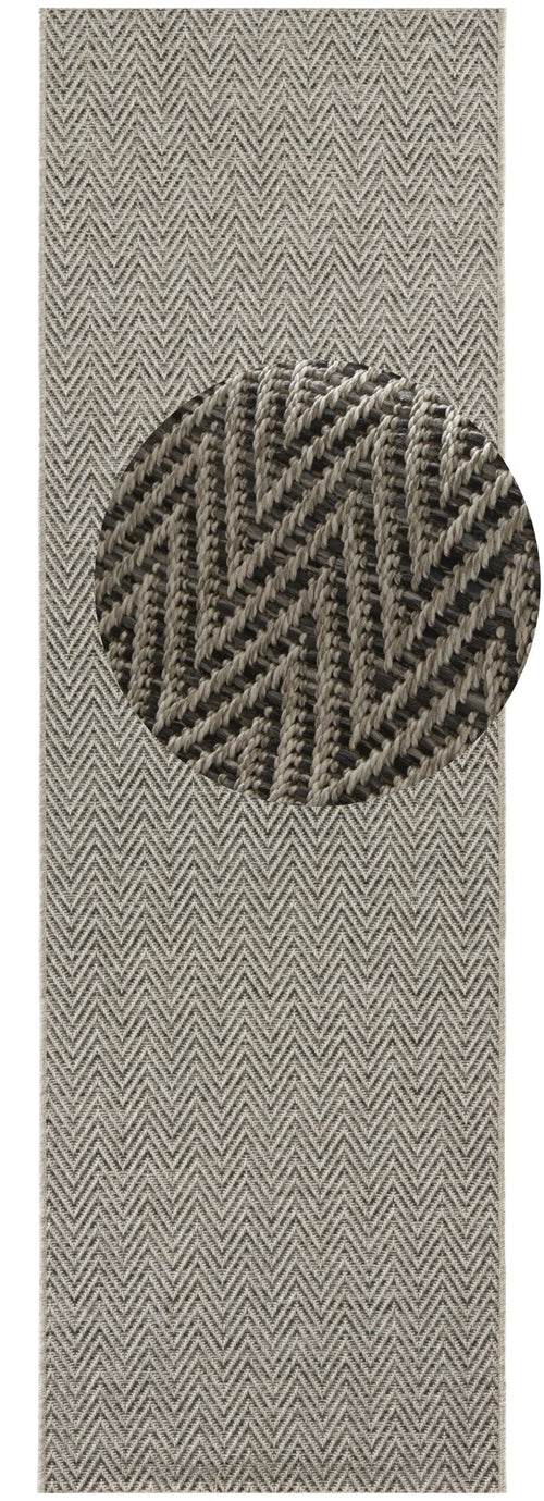 Flatwoven Runner for In & Outdoor Nature 500 in Sisal-Look 80x450 cm - vtwonen shop