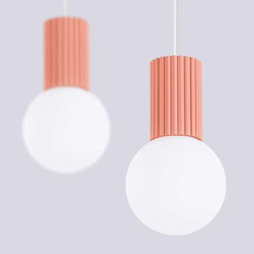 Sollux Lighting Hanglamp HALO 2L perzik - 33,5x6x120cm