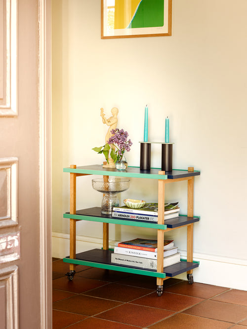Hübsch trolley Crayon - essenfineer/essen/mdf - 70x38xh70cm