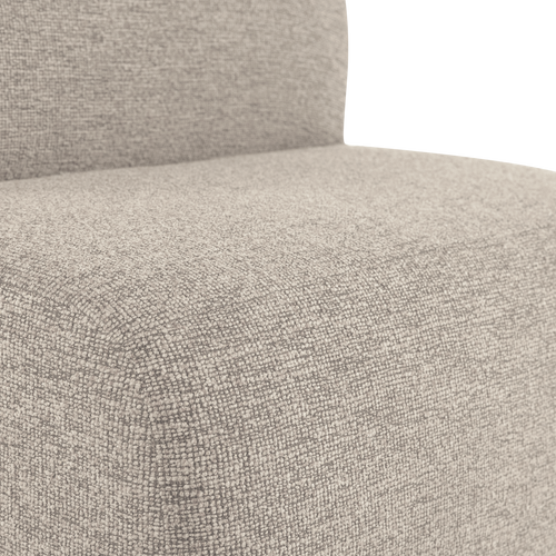 WOOOD 1-zits bank Mojo Base - Bouclé - Beige Melange - 74x84x97
